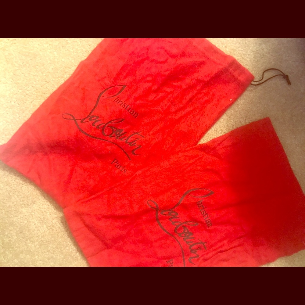 Louboutin Shoe Dust Bags